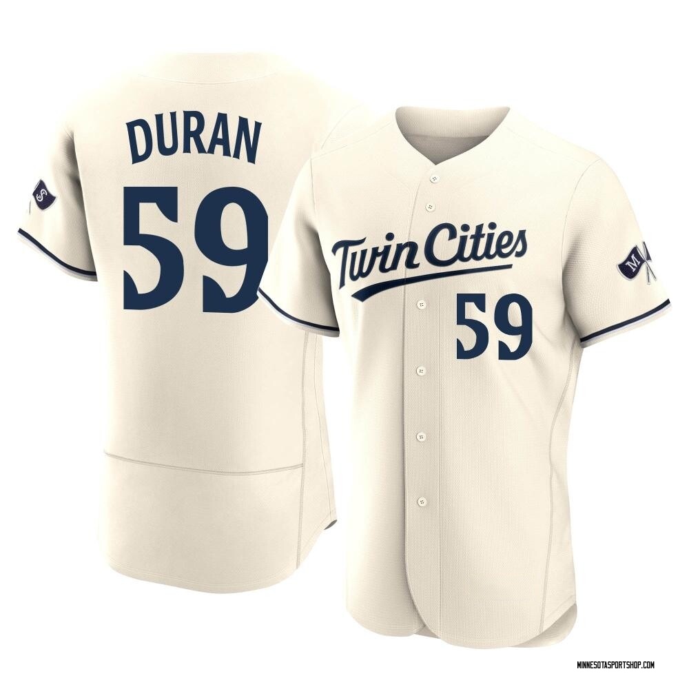 Youth Jhoan Duran Minnesota Twins Replica Cream Alternate Jersey